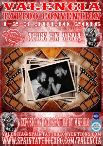 ARTE EN VENA - EXPOSICON FOTOGRAFICA - VALENCIA TATTOO 2016